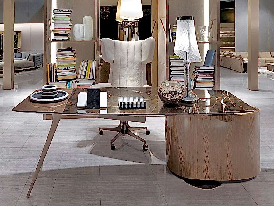 Visionnaire İtalyan Mobilya Wilshire Ofis ve Çalışma Odası Masası