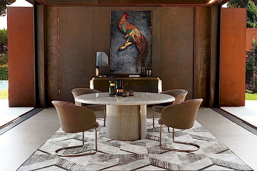 2018 Architectural Digest Büyük Tasarım Ödülleri Kazananı Opera Yemek Masası 2018 Architectural Digest Büyük Tasarım Ödülleri Kazananı Opera Yemek Masası
