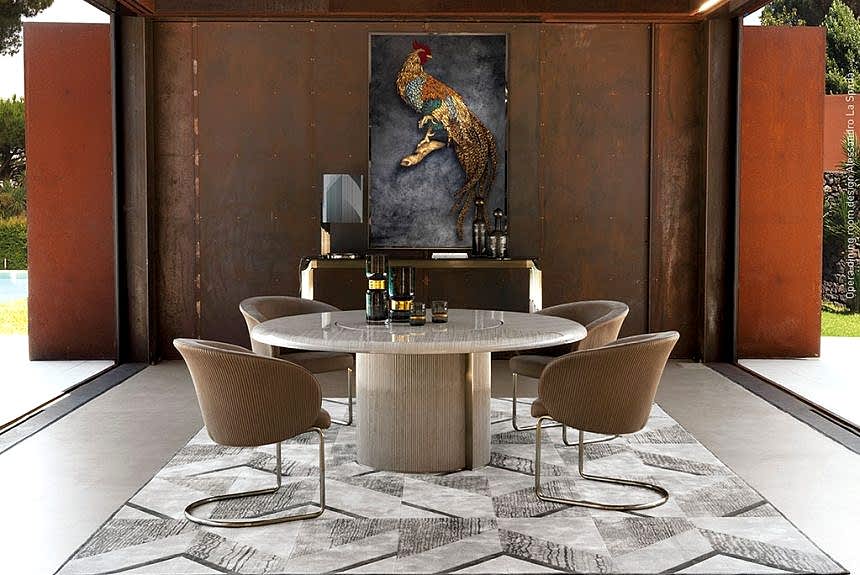 2018 Architectural Digest Büyük Tasarım Ödülleri Kazananı Opera Yemek Masası 2018 Architectural Digest Büyük Tasarım Ödülleri Kazananı Opera Yemek Masası